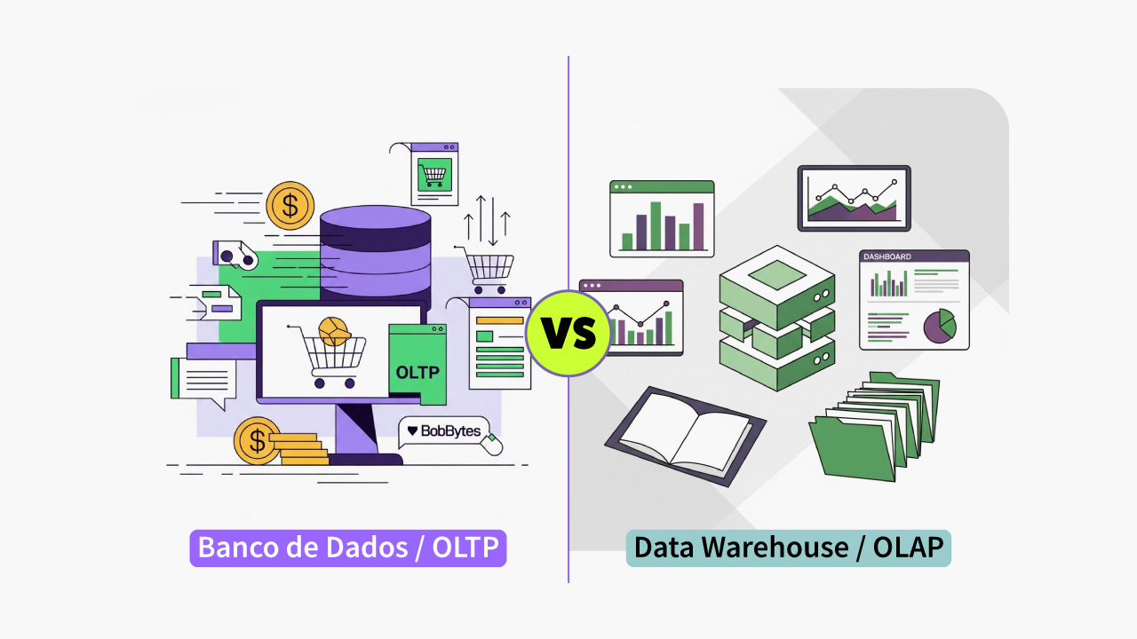 Data Warehouse vs. Banco de Dados: A Diferença Que Impacta Seus Resultados